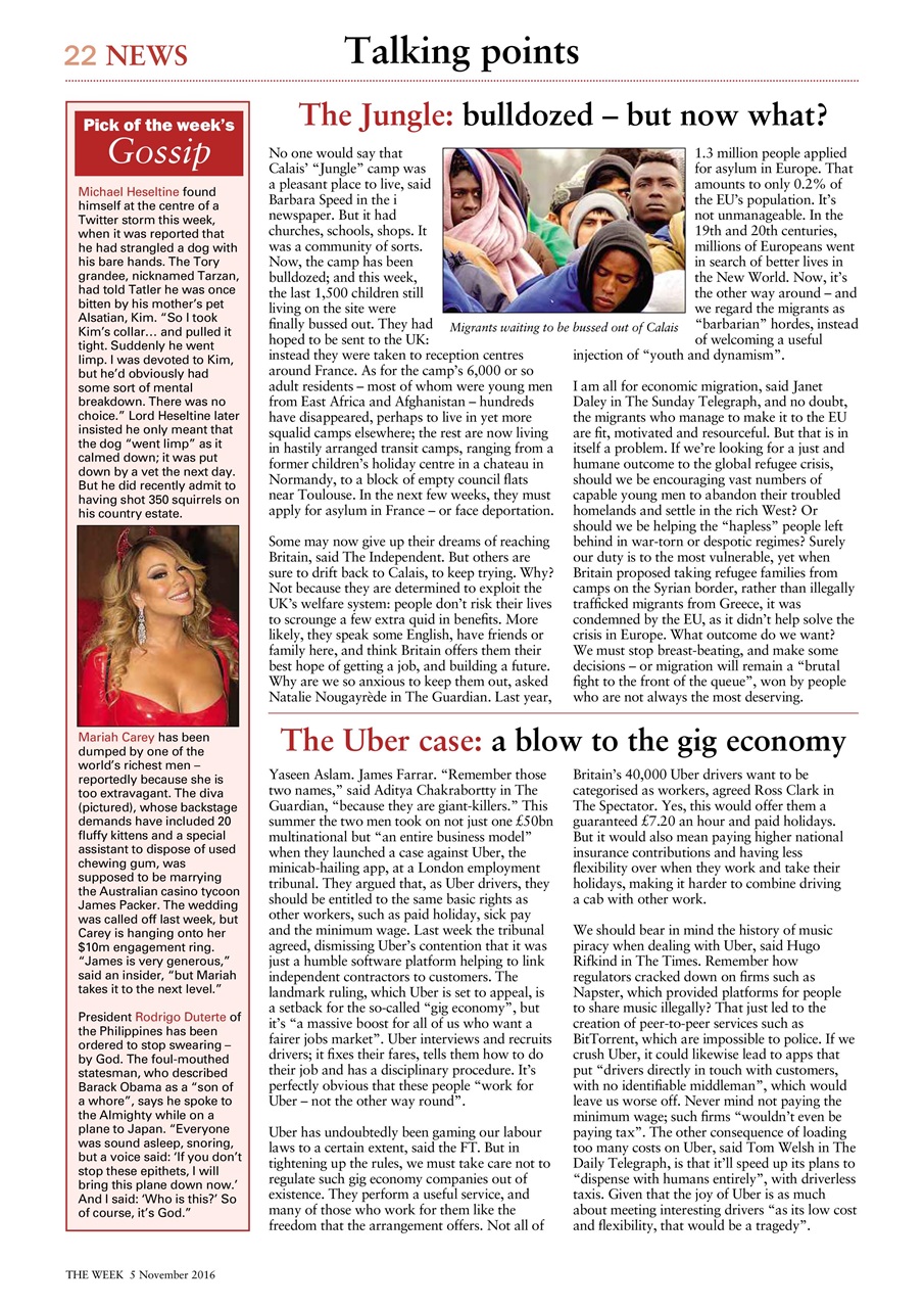 The Week Preview Pages