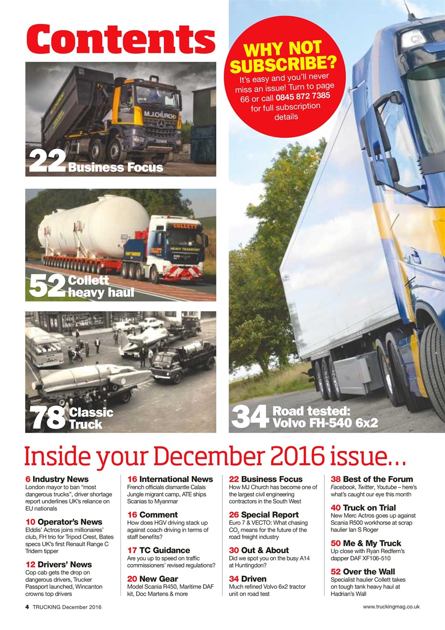 Trucking Magazine Preview Pages