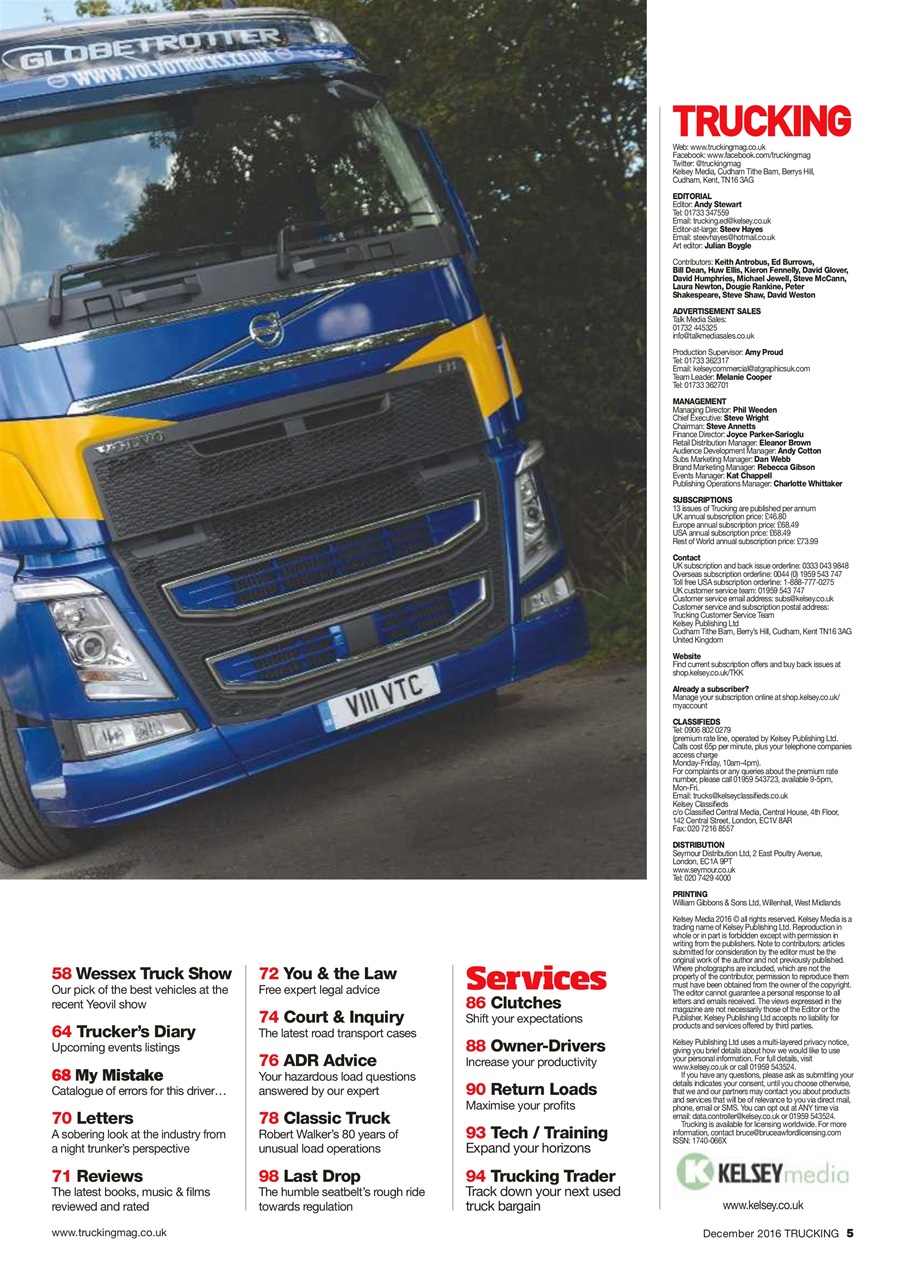 Trucking Magazine Preview Pages