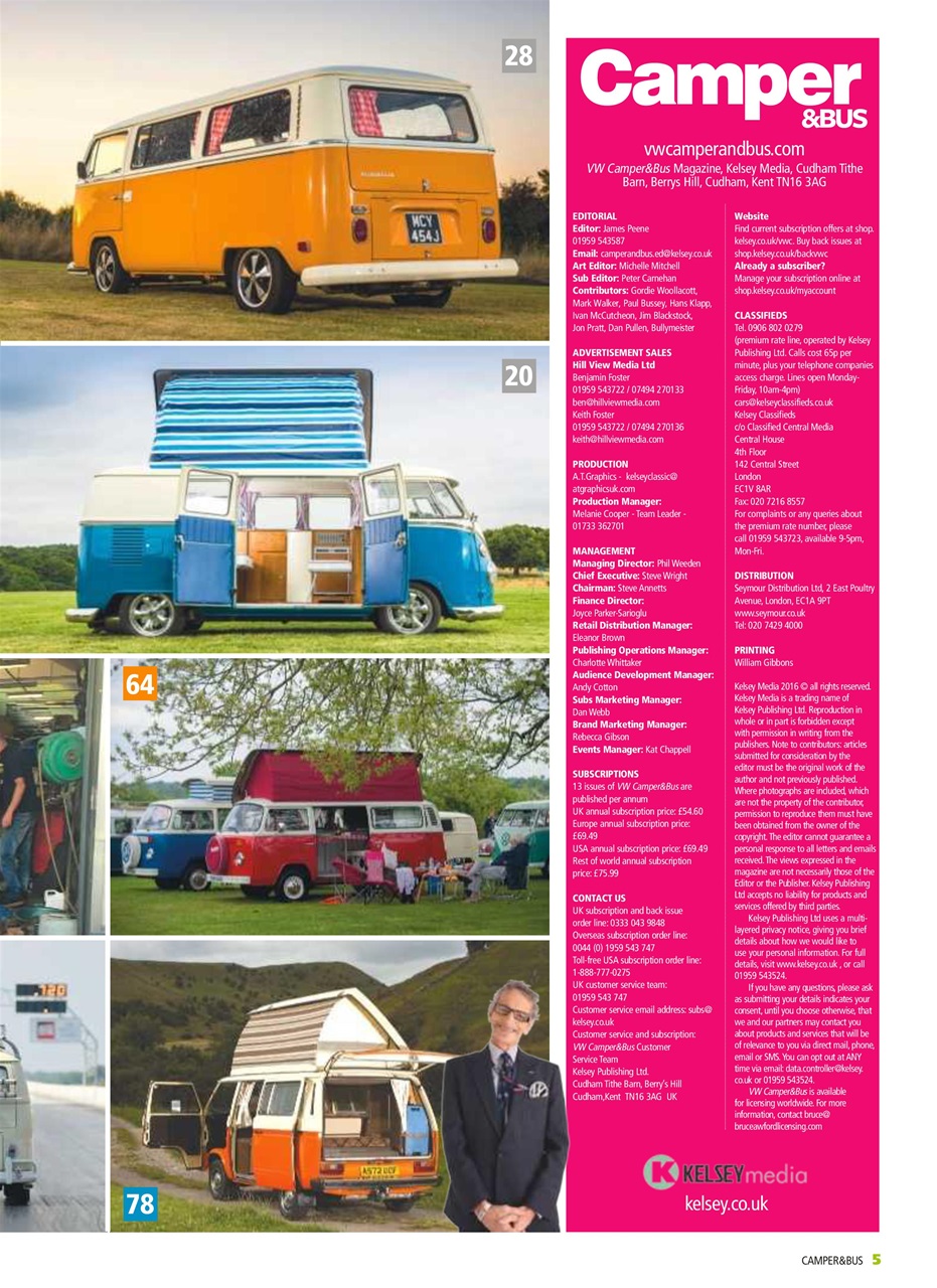 VW Camper Preview Pages