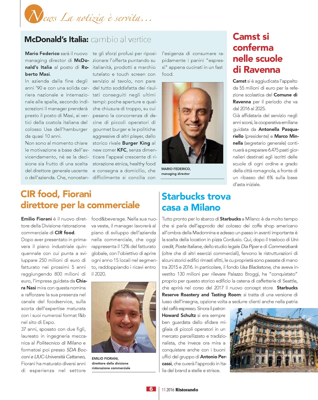 Ristorando Preview Pages