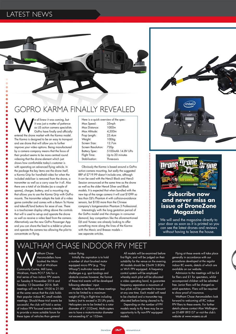 Radio Control DroneZone Preview Pages