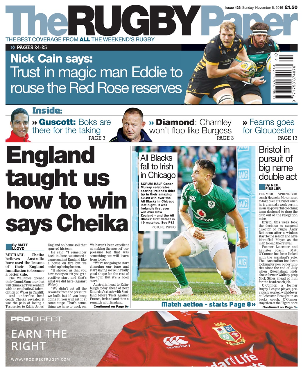 The Rugby Paper Preview Pages