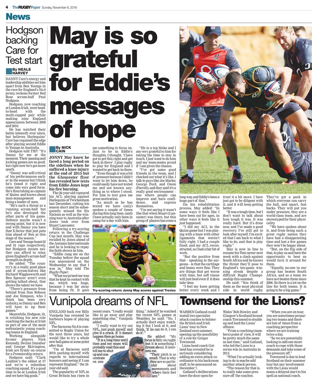 The Rugby Paper Preview Pages