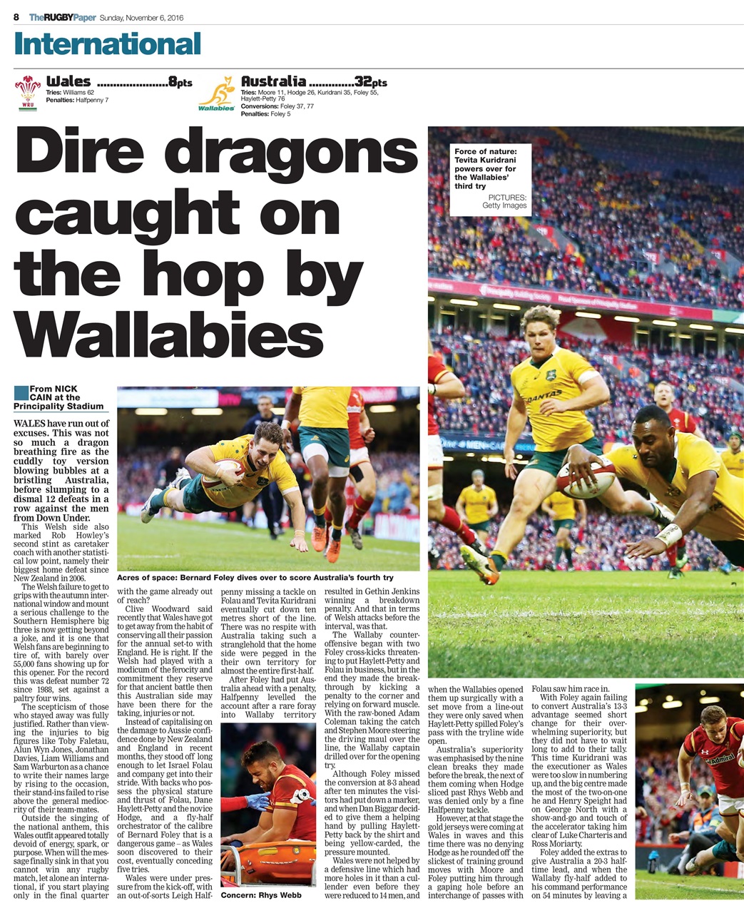 The Rugby Paper Preview Pages