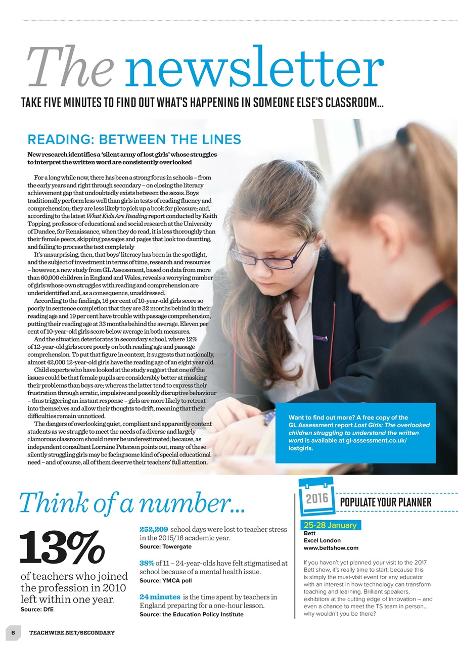 Teach Secondary Preview Pages