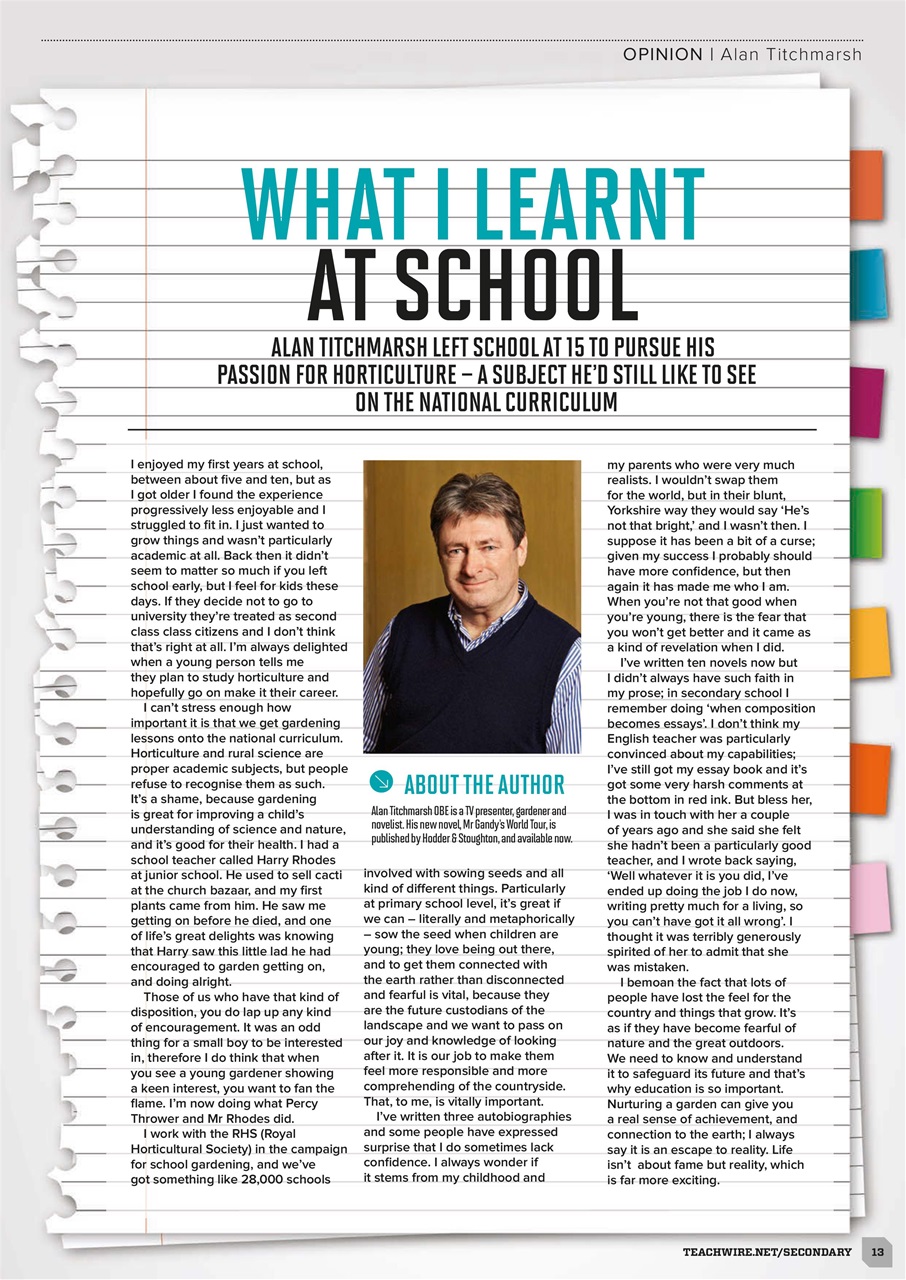 Teach Secondary Preview Pages