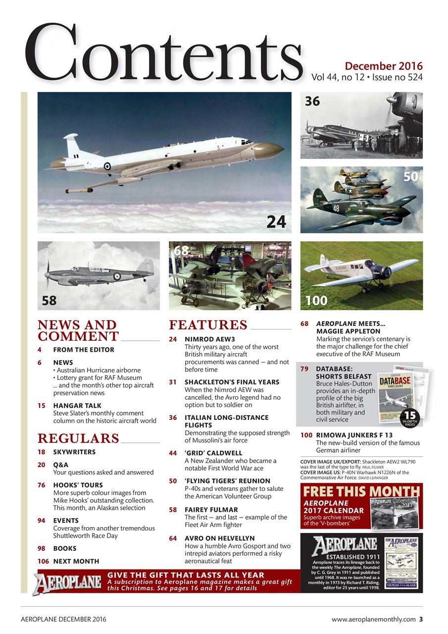 Aeroplane Preview Pages