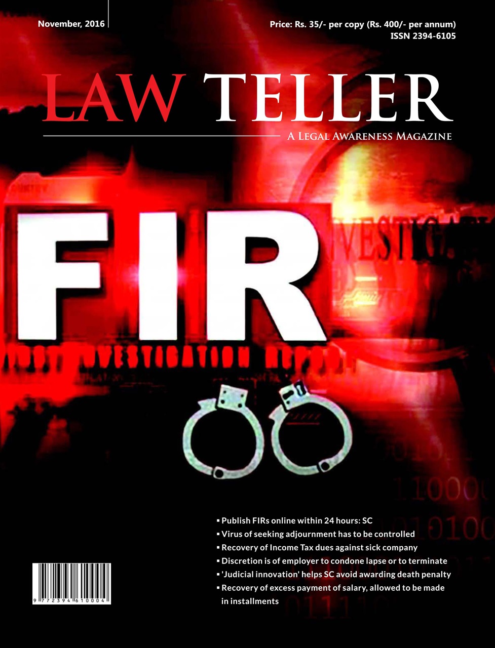 Lawteller – A Legal Awareness Magazine Preview Pages