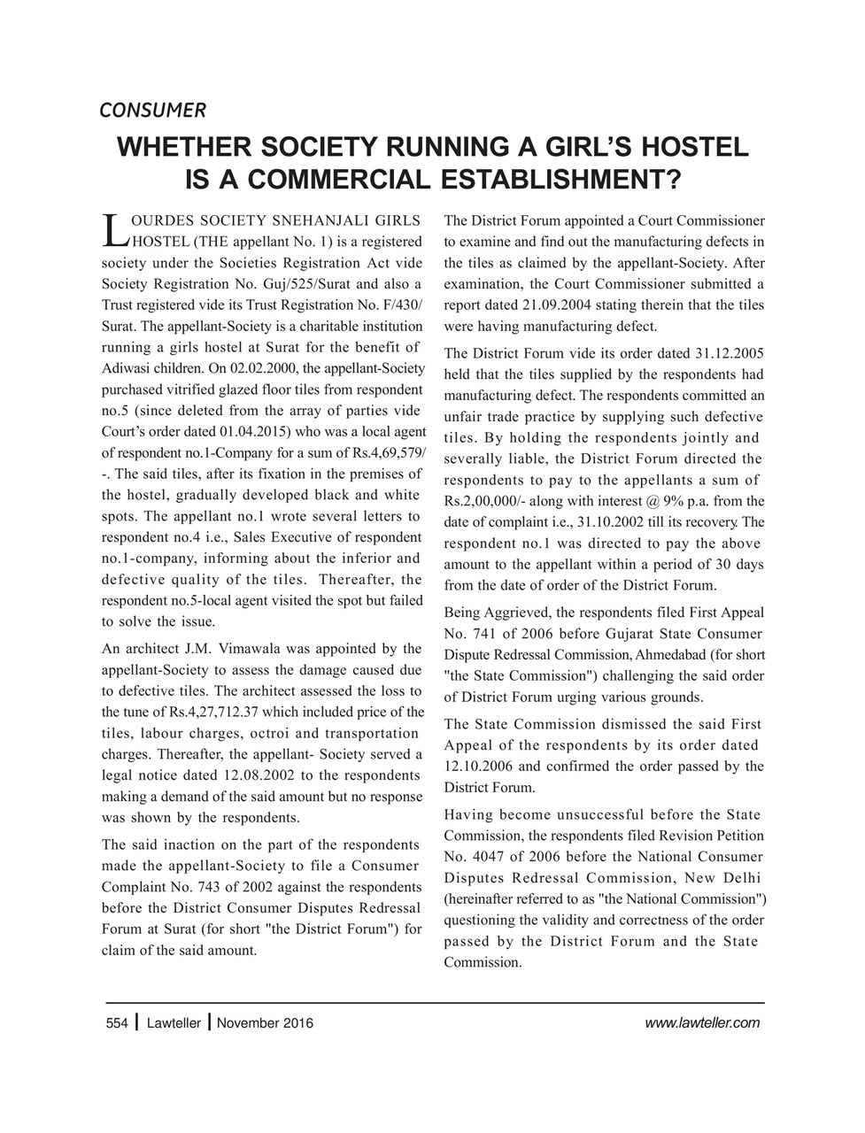 Lawteller – A Legal Awareness Magazine Preview Pages