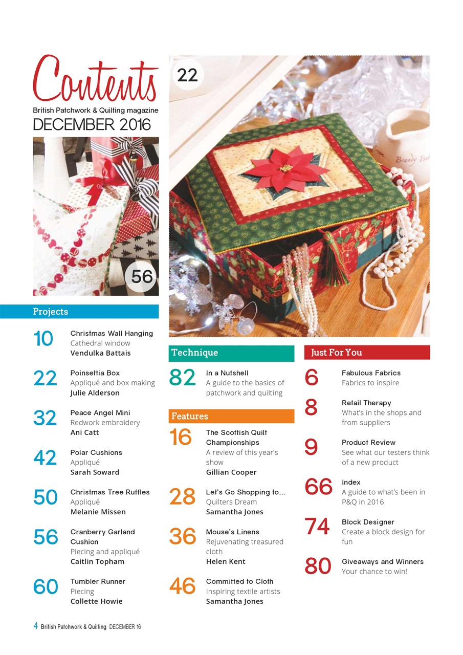 Patchwork and Quilting Preview Pages