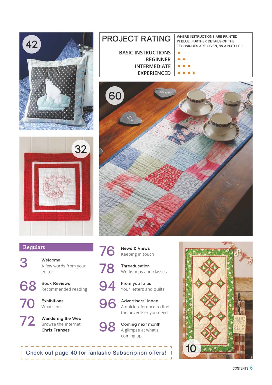 Patchwork and Quilting Preview Pages