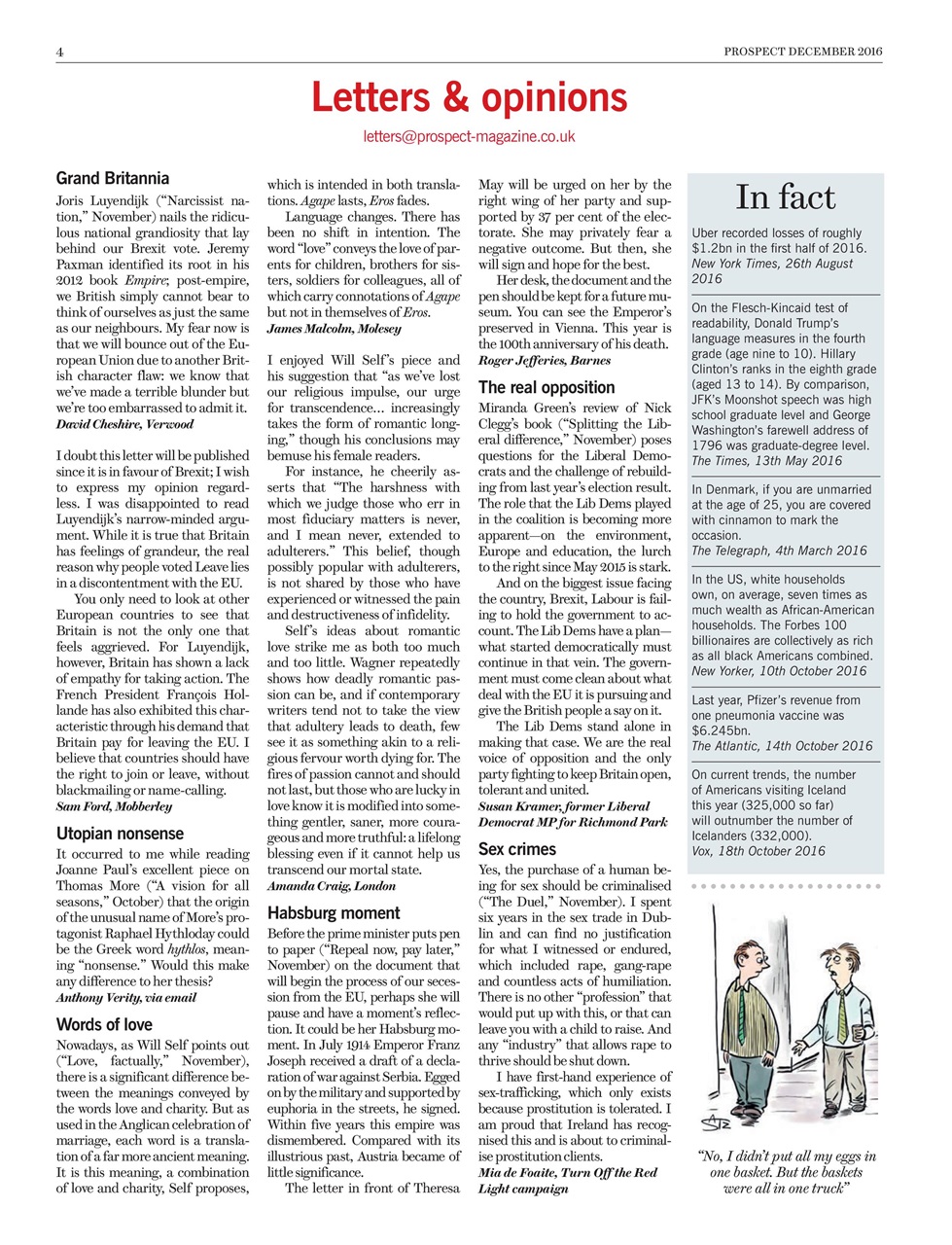 Prospect Magazine Preview Pages