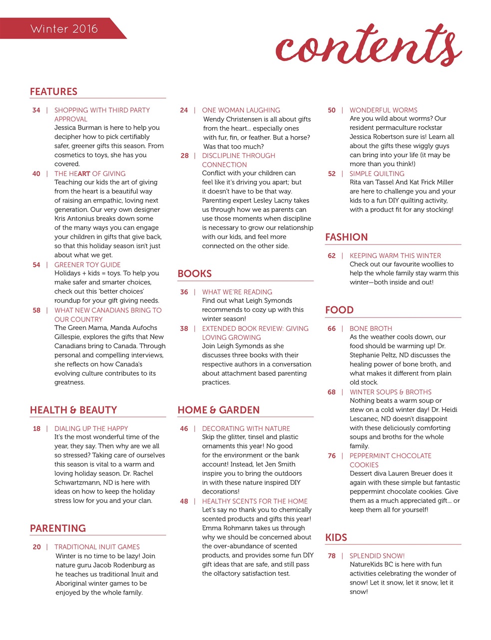 Ecoparent Magazine Preview Pages