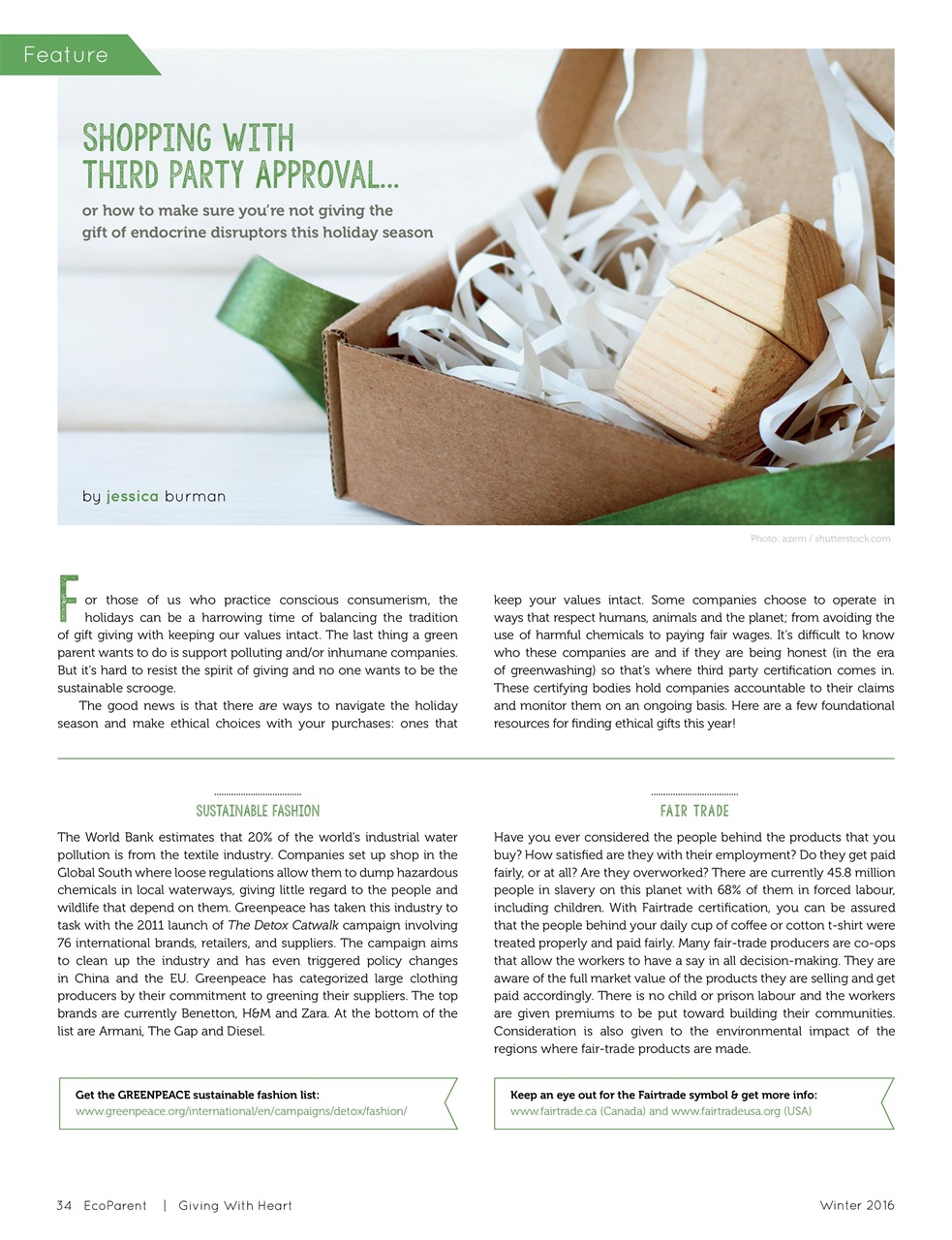 Ecoparent Magazine Preview Pages