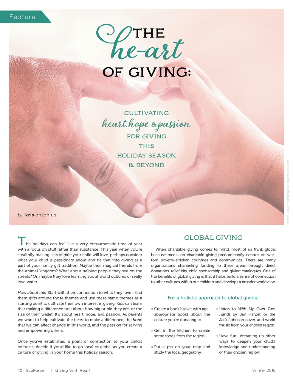 Ecoparent Magazine Preview Pages