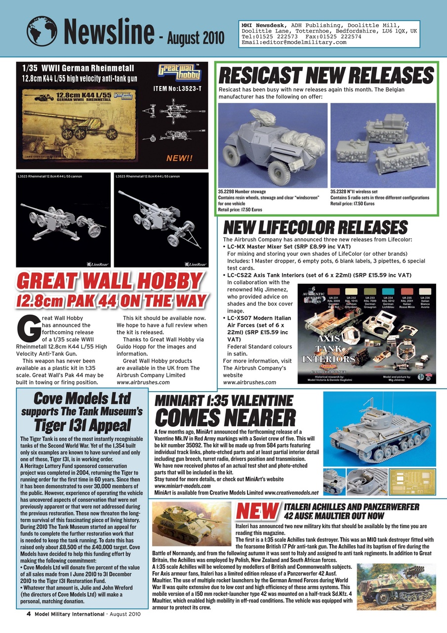 Model Military International Preview Pages
