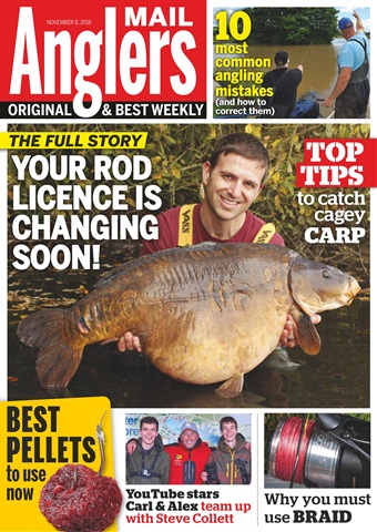 Anglers Mail issue 8th November 2016
