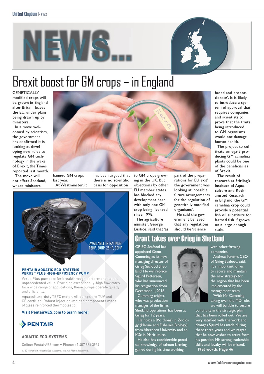 Fish Farmer Magazine Preview Pages