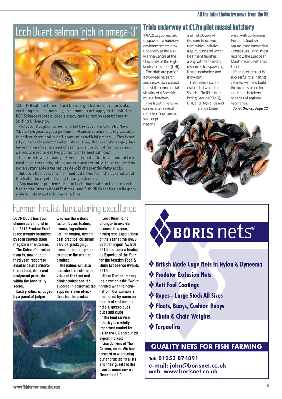 Fish Farmer Magazine Preview Pages