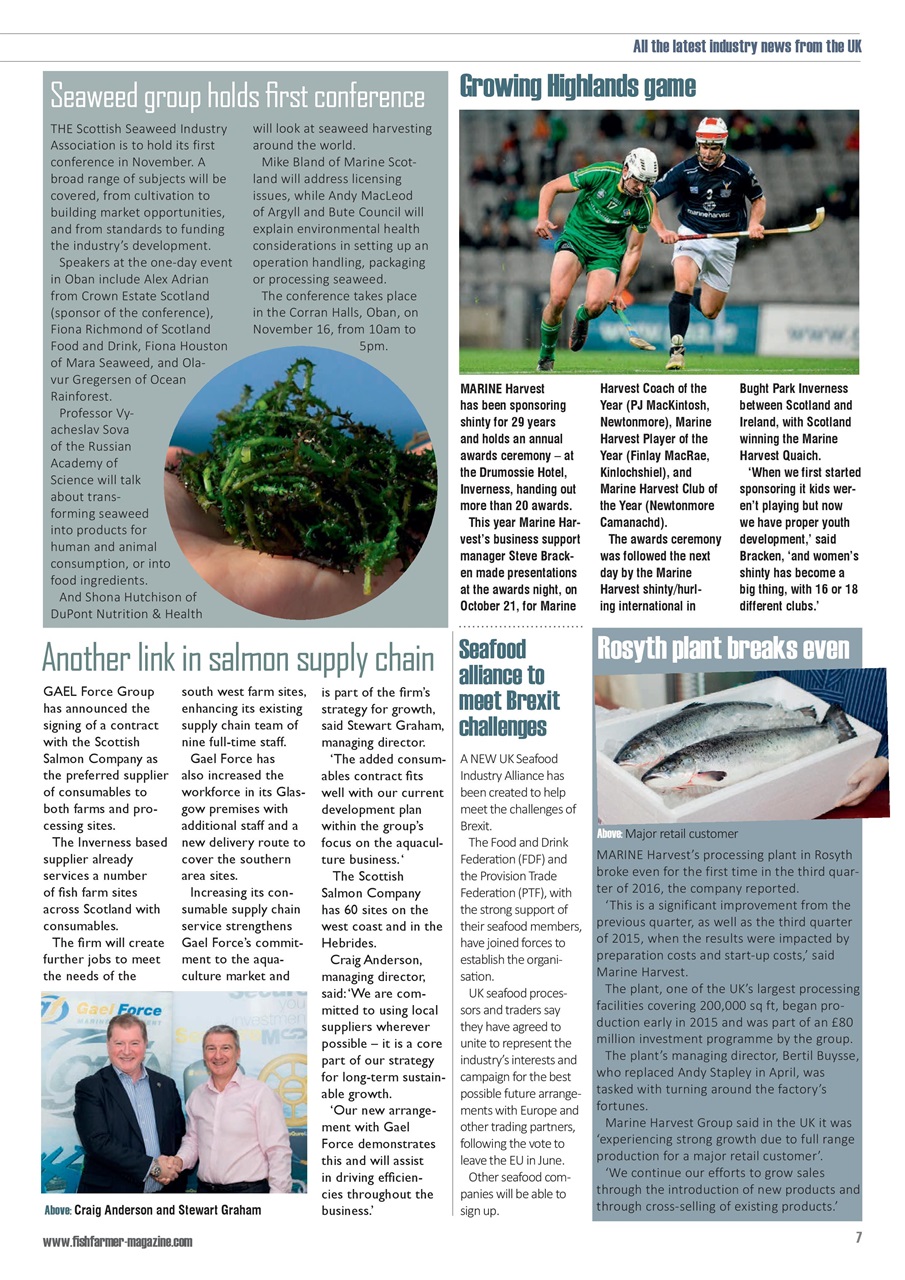 Fish Farmer Magazine Preview Pages