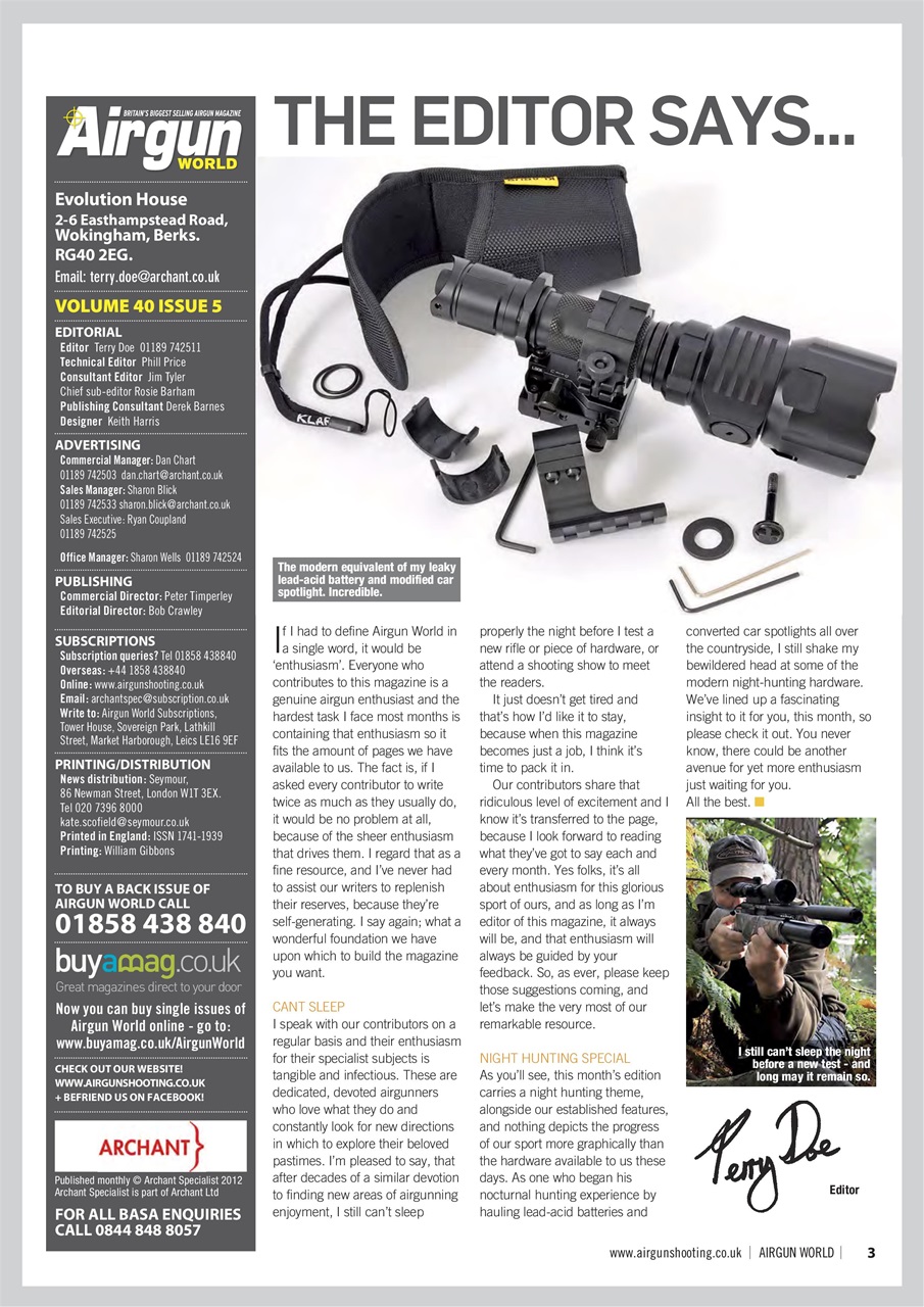 Airgun World Preview Pages