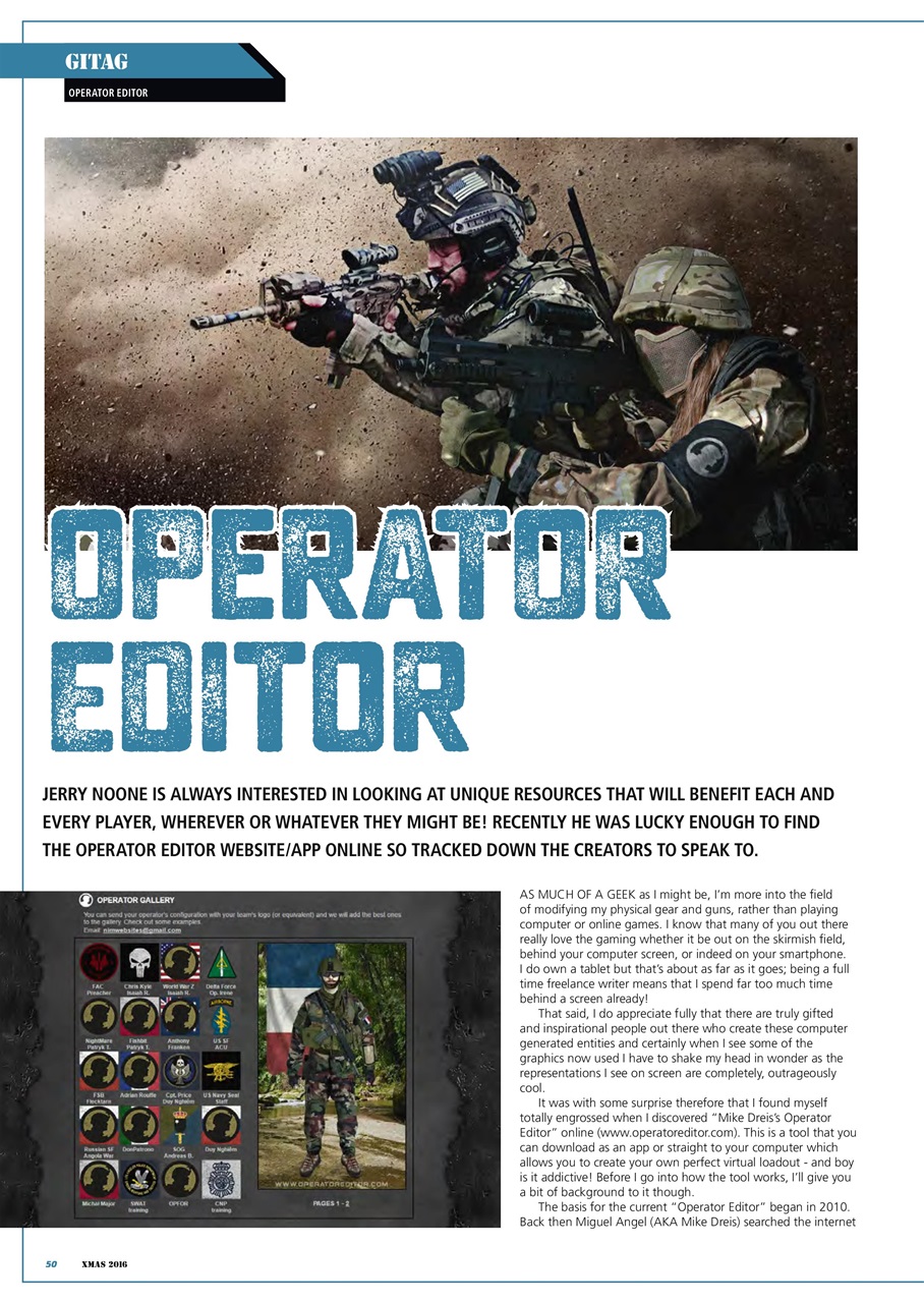 Airsoft Action Preview Pages
