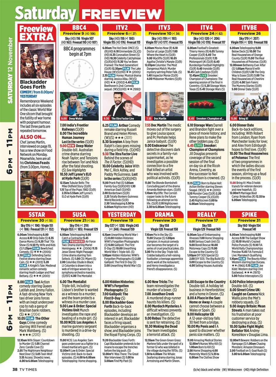 TV Times Preview Pages