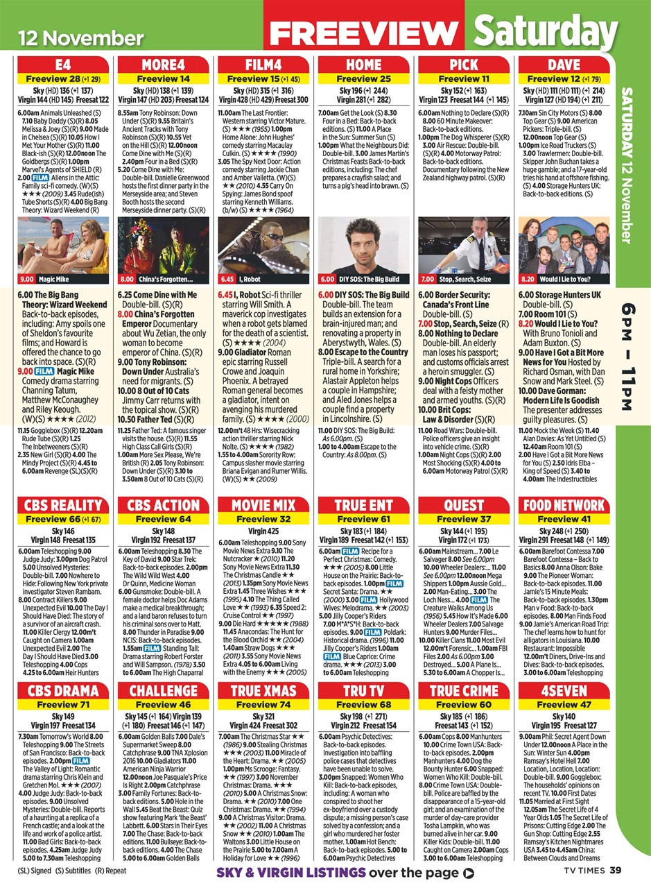 TV Times Preview Pages