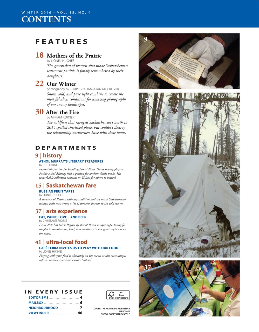 Prairies North Magazine Preview Pages