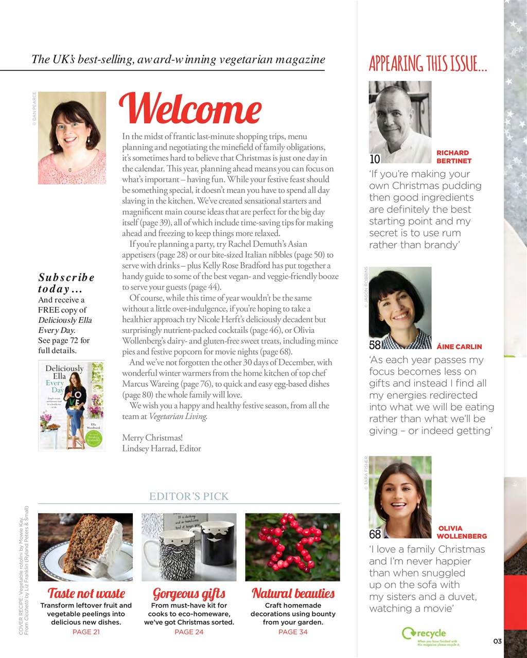 Vegetarian Living Preview Pages