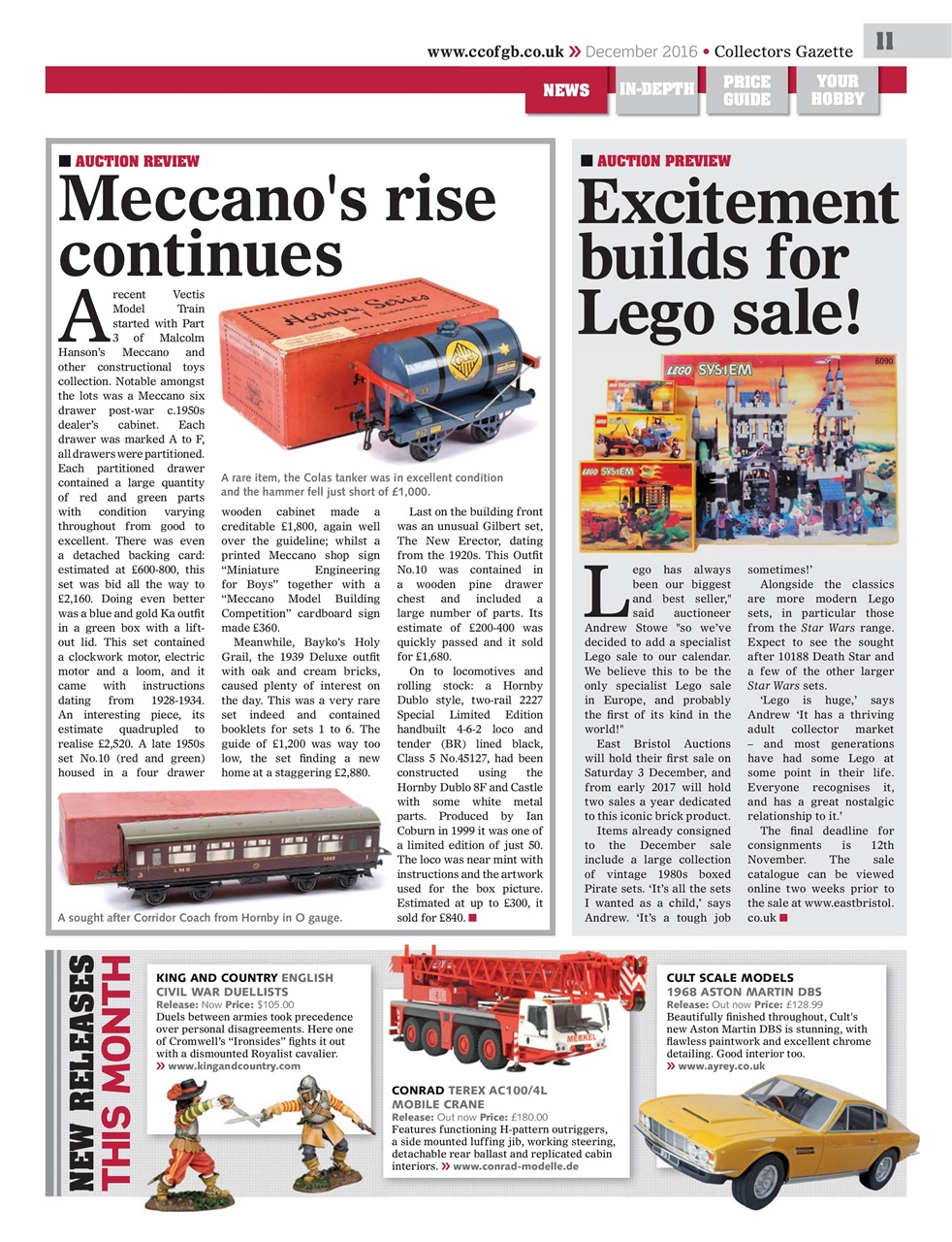 Collectors Gazette Preview Pages