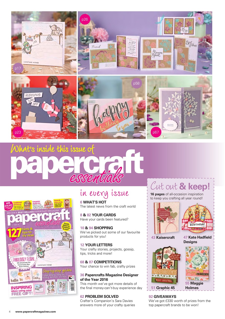 Papercraft Essentials Preview Pages