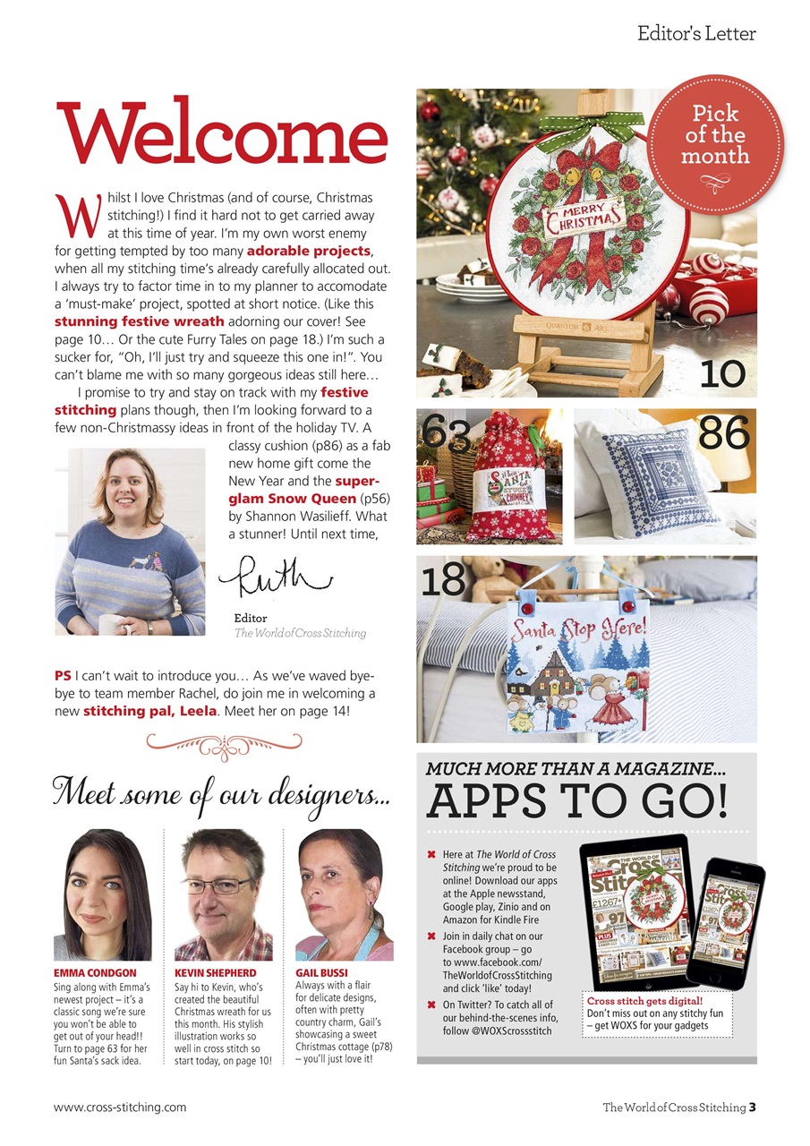 The World of Cross Stitching Preview Pages