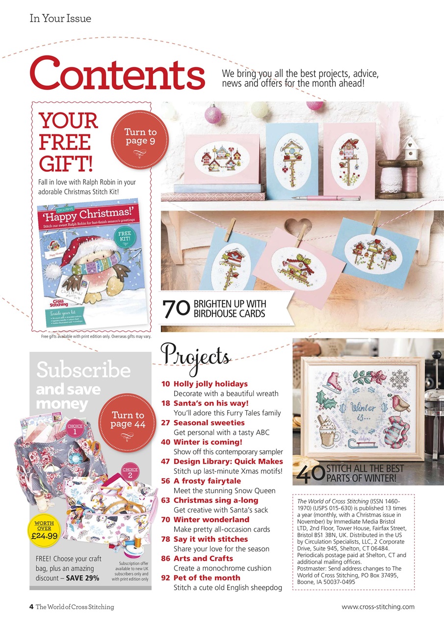 The World of Cross Stitching Preview Pages