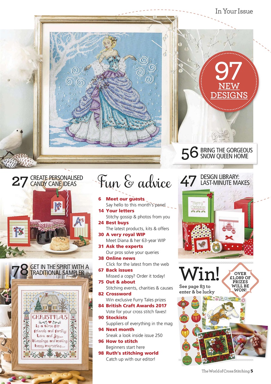 The World of Cross Stitching Preview Pages