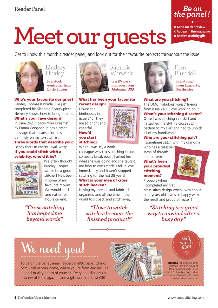 The World of Cross Stitching Preview Pages