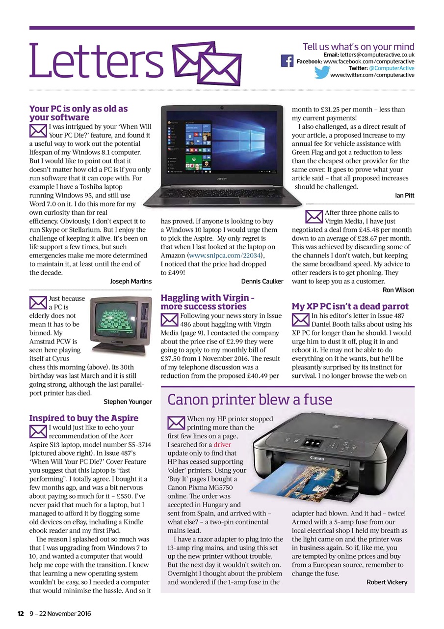 Computer Active Preview Pages