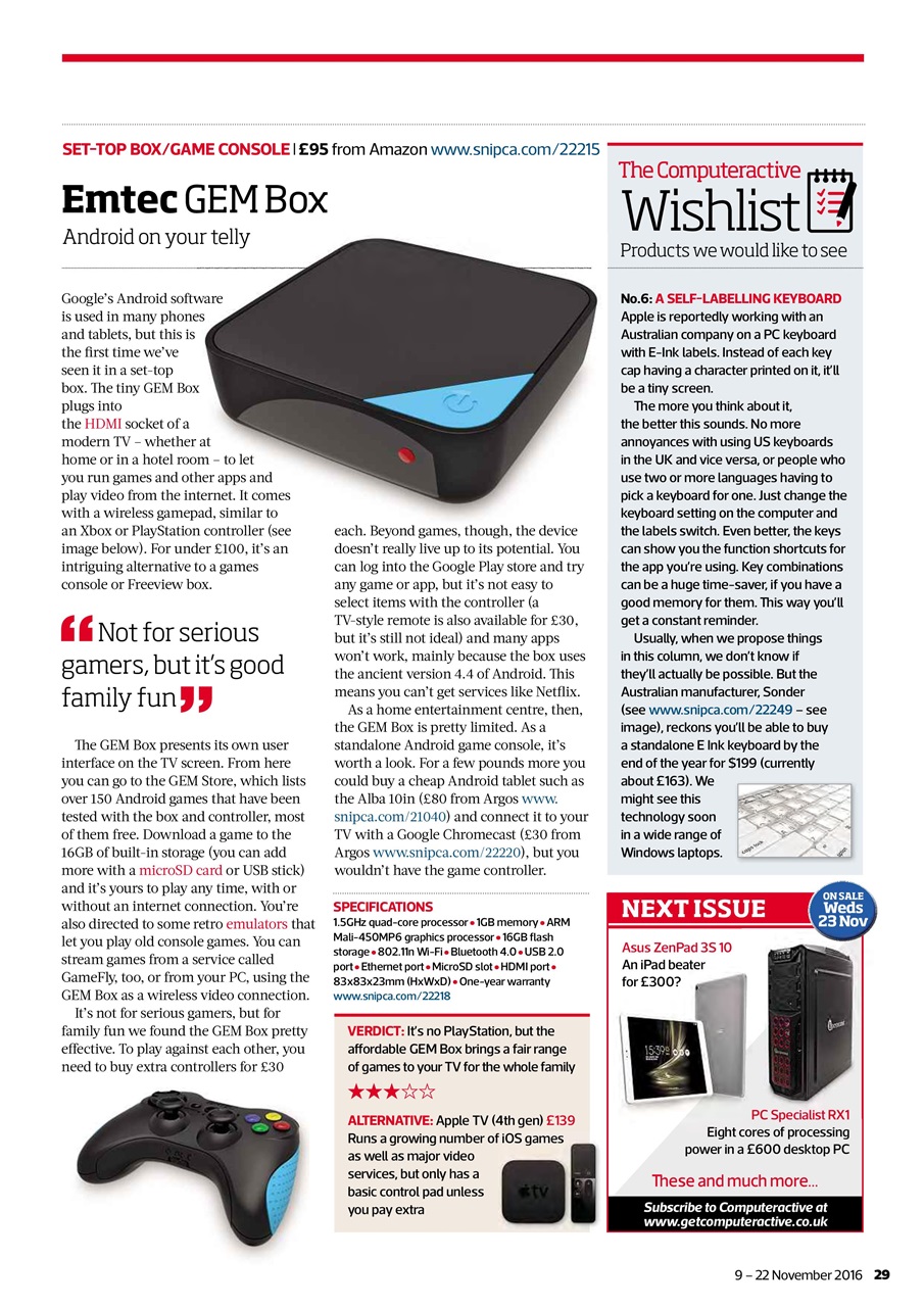 Computer Active Preview Pages