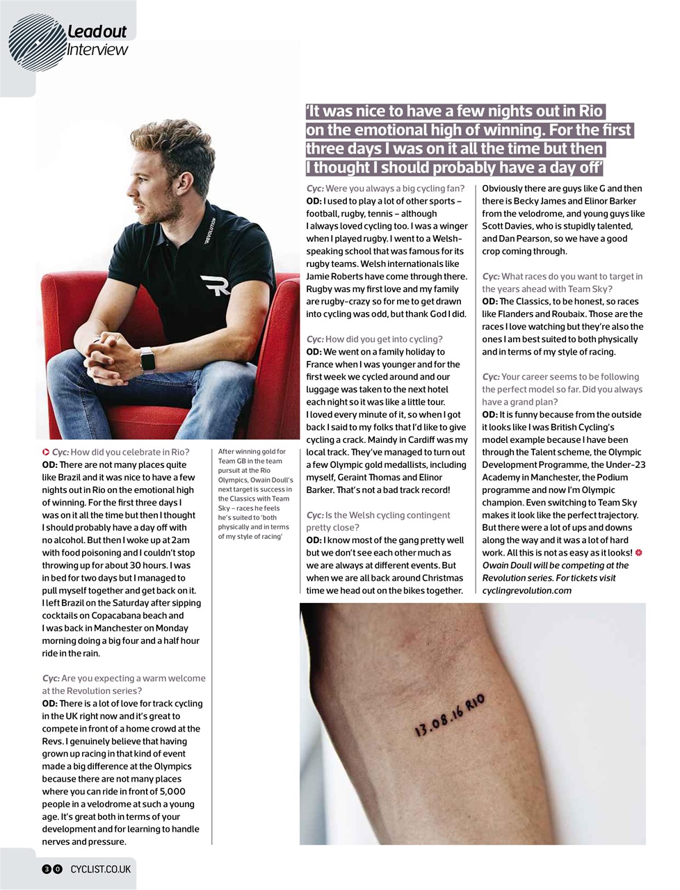 Cyclist Preview Pages