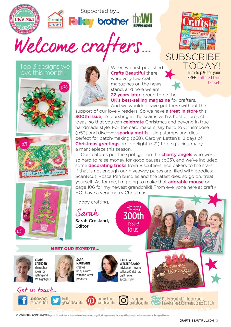 Crafts Beautiful Preview Pages