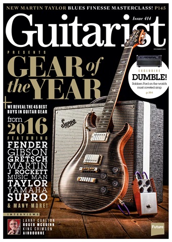 Guitarist issue December 2016