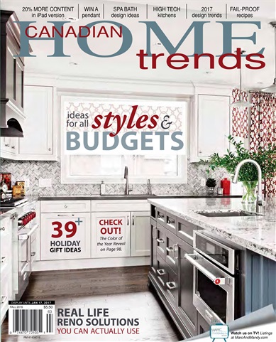 Canadian Home Trends issue Fall 2016