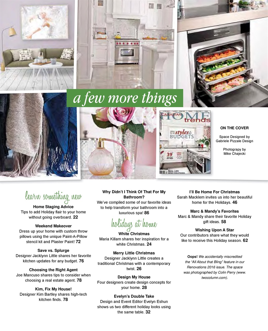 Canadian Home Trends Preview Pages