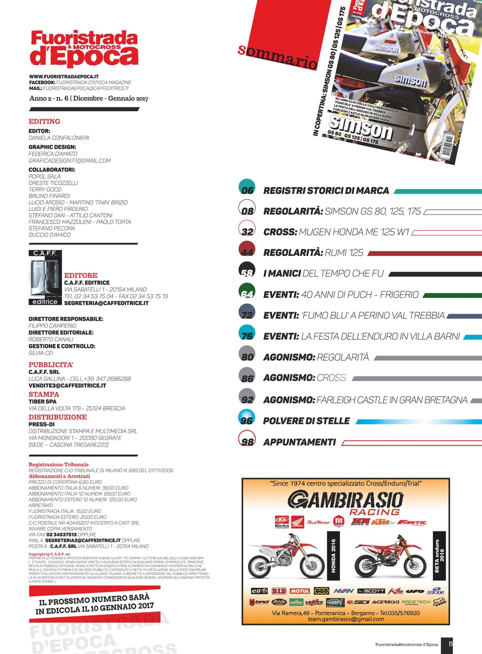 FUORISTRADA & MOTOCROSS D’EPOCA Preview Pages