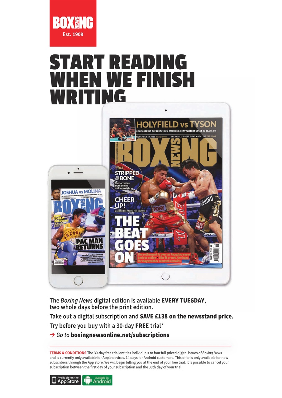 Boxing News Preview Pages