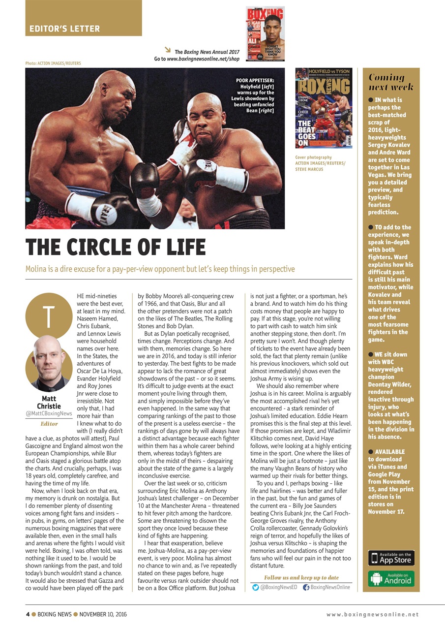 Boxing News Preview Pages