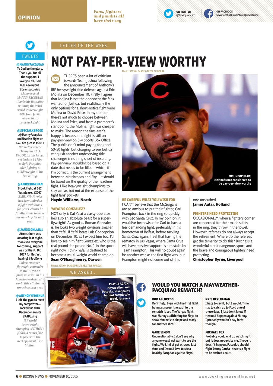 Boxing News Preview Pages