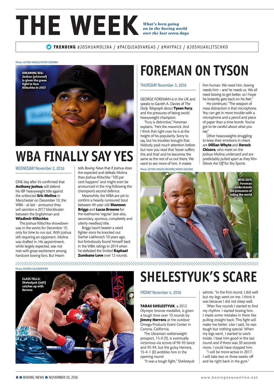 Boxing News Preview Pages
