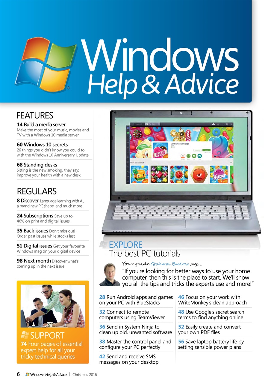 Windows Help & Advice Preview Pages